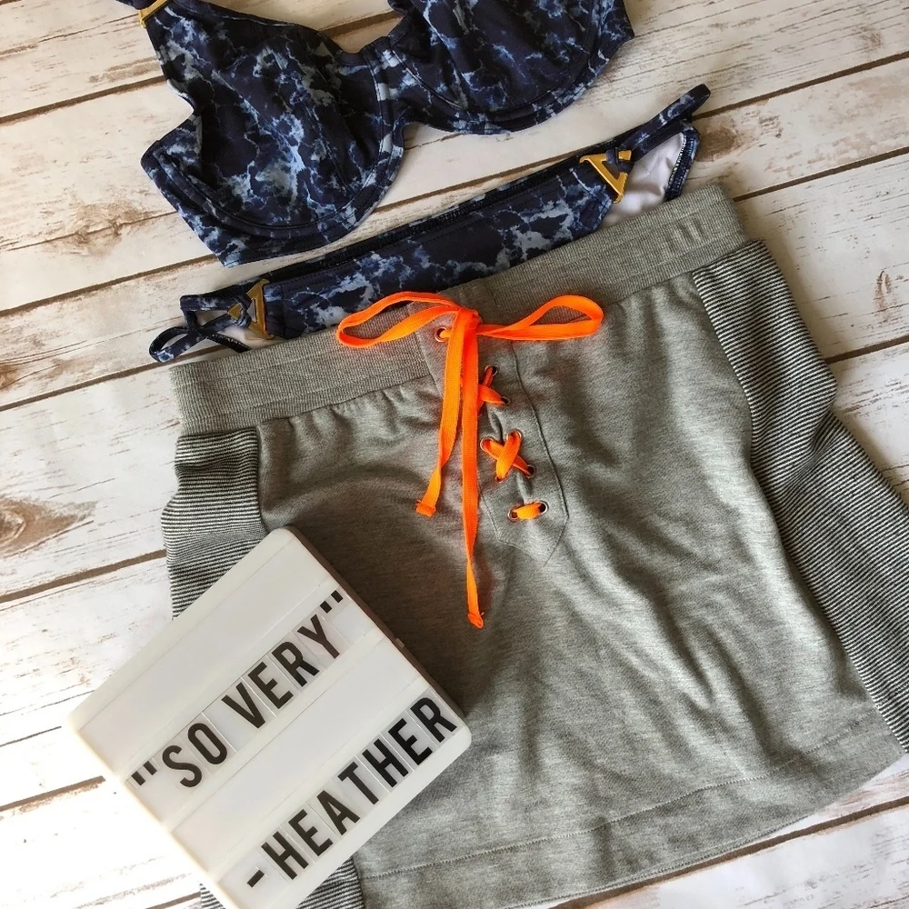 Apres Ramy Brook Gray 'chris' Lace-up Mini…